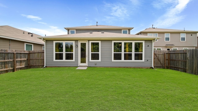 6630 Elks Trce, Richmond, TX 77406 - back of property with a yard and a fenced backyard