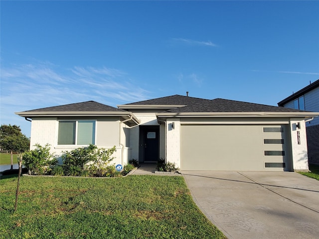 29403 Paytons Park Ct, Katy, TX 77494 - view of front of property with an attached garage, concrete driveway, and a front lawn