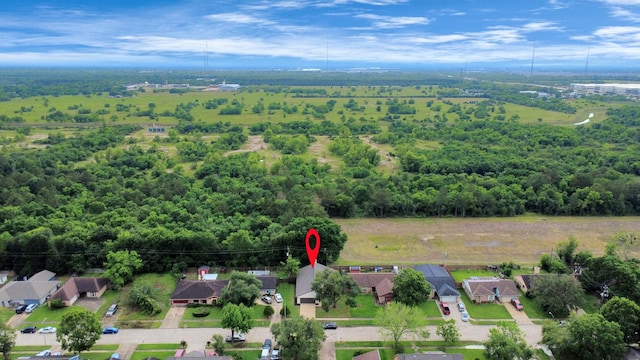 aerial perspective of suburban area