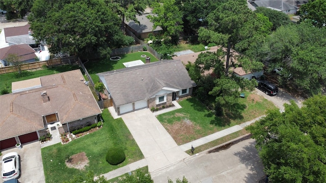 7226 Brook Stone Dr, Houston, TX 77040 - drone / aerial view featuring a residential view