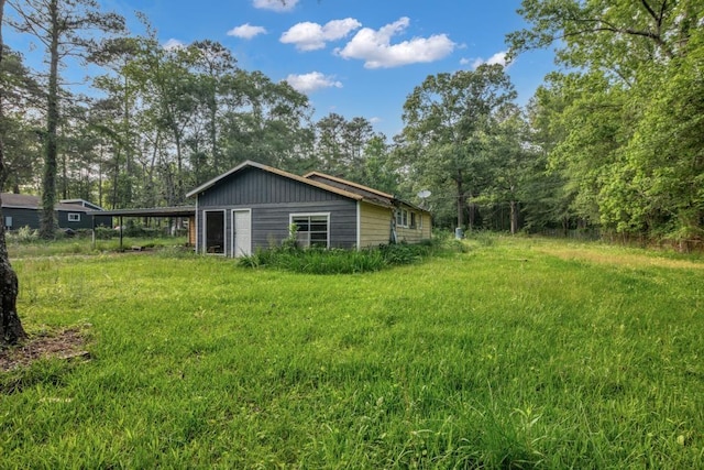 4205 Trent Rd, Huffman, TX 77336 - exterior space featuring a carport