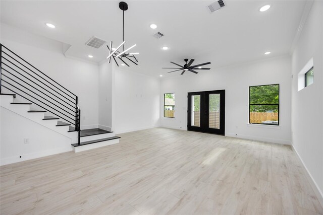 3020 Retta St, Houston, TX 77026 - unfurnished living room with recessed lighting and visible vents