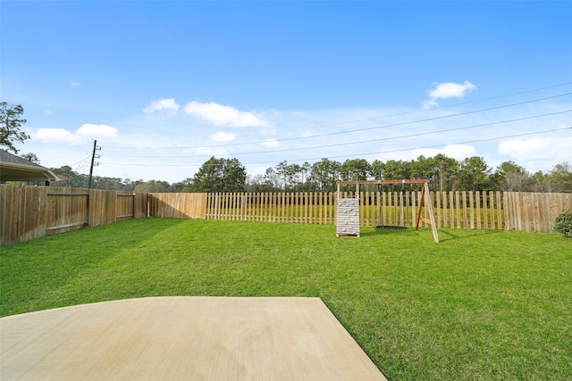 1202 Casal Springs Ct, Crosby, TX 77532 - view of yard with a fenced backyard