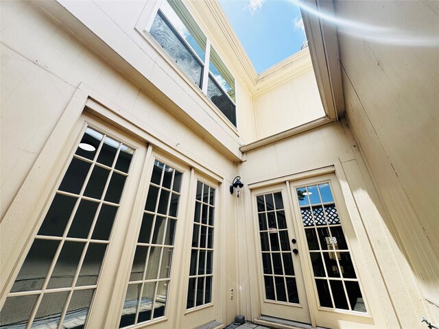 2323 Augusta Dr Unit 43, Houston, TX 77057 - exterior view of french doors and a skylight