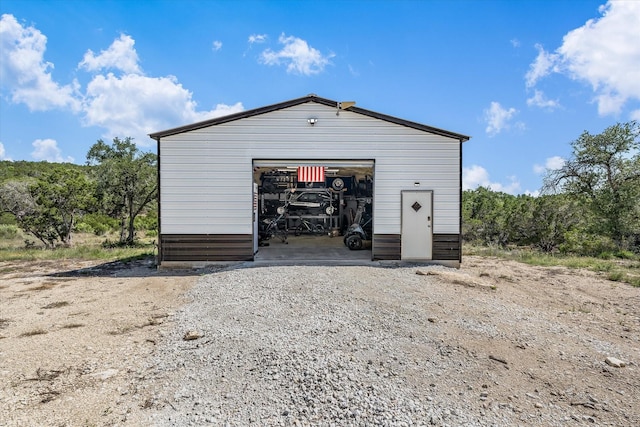 224 Kellog, Fischer, TX 78623 - view of detached garage