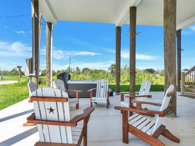 1062 Cedar Ln, Gilchrist, TX 77617 - view of patio
