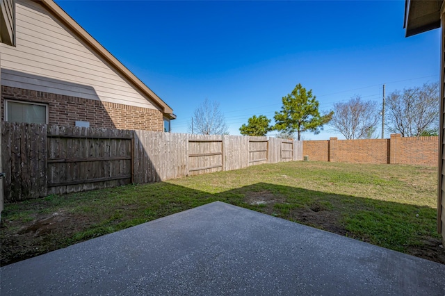 24114 Morrison Ln, Katy, TX 77493 - view of yard featuring a patio and a fenced backyard