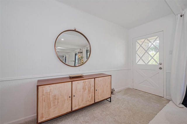 13018 Vernon Rd, Cypress, TX 77429 - foyer featuring carpet flooring and baseboards