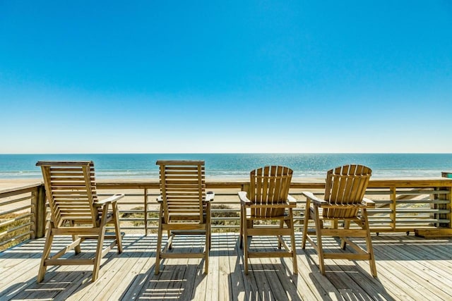 2386 Hwy 87, Gilchrist, TX 77617 - balcony featuring a view of the beach and a deck with water view
