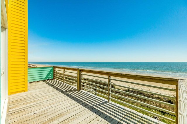 2386 Hwy 87, Gilchrist, TX 77617 - deck with a beach view and a water view