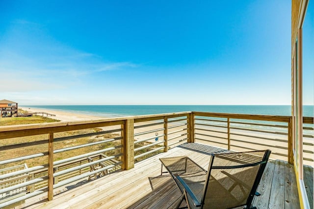 2386 Hwy 87, Gilchrist, TX 77617 - deck featuring a water view
