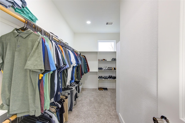 14514 Sanour Dr, Houston, TX 77084 - spacious closet featuring visible vents and carpet