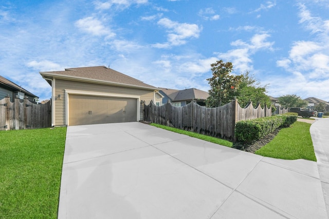 view of property exterior featuring driveway