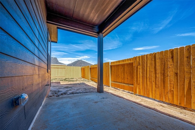 10103 Gold Finch Run, Magnolia, TX 77354 - view of patio with a fenced backyard