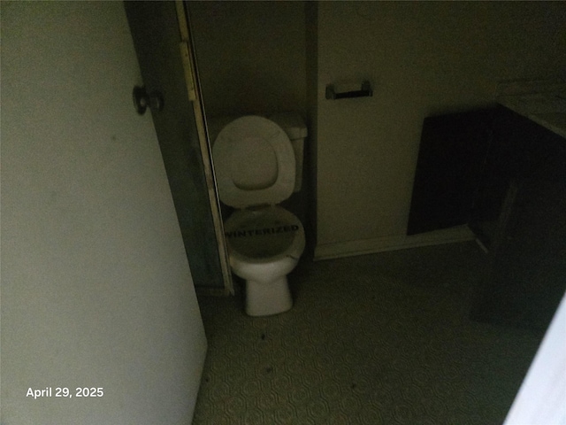 bathroom with toilet