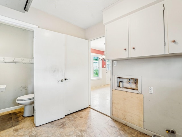 laundry area featuring washer hookup