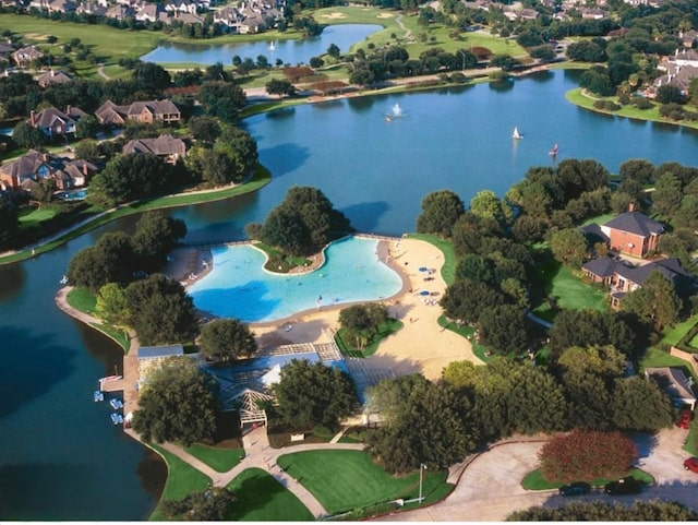 3510 S Lake Village Dr, Katy, TX 77450 - bird's eye view of a nearby body of water