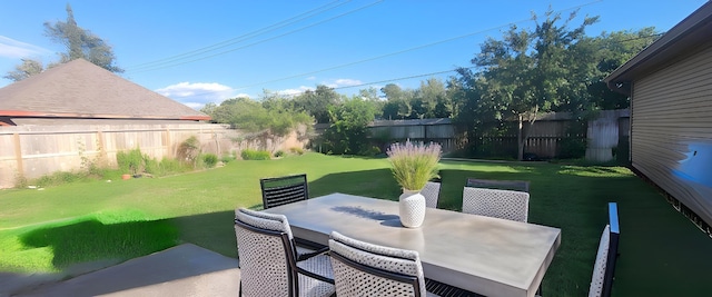 7619 Apache Plume Dr, Houston, TX 77071 - view of yard with outdoor dining space