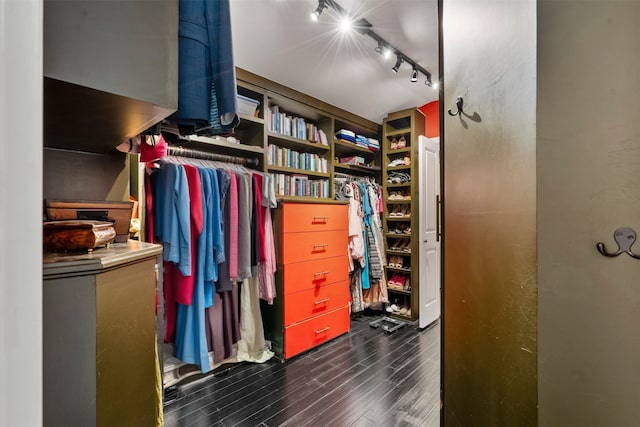 4811 Saxon St, Bellaire, TX 77401 - spacious closet with wood finished floors