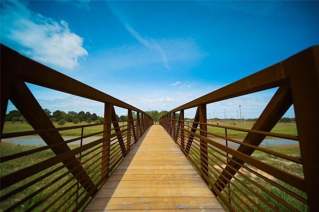 view of dock