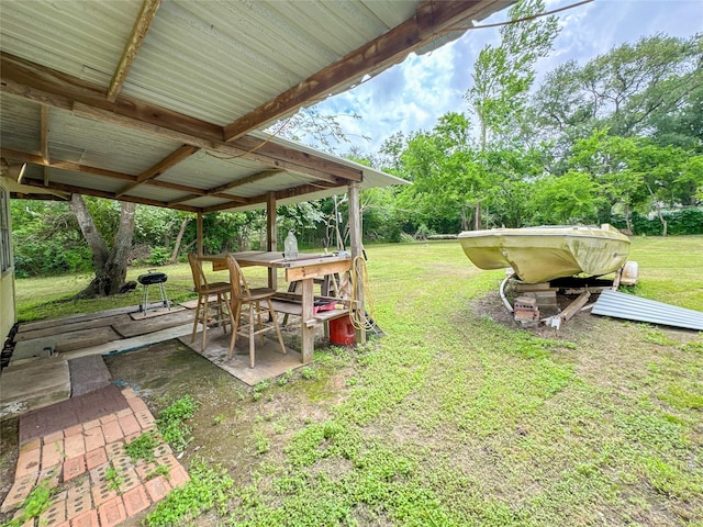 6710 County Road 203, Liverpool, TX 77577 - view of yard with a patio area