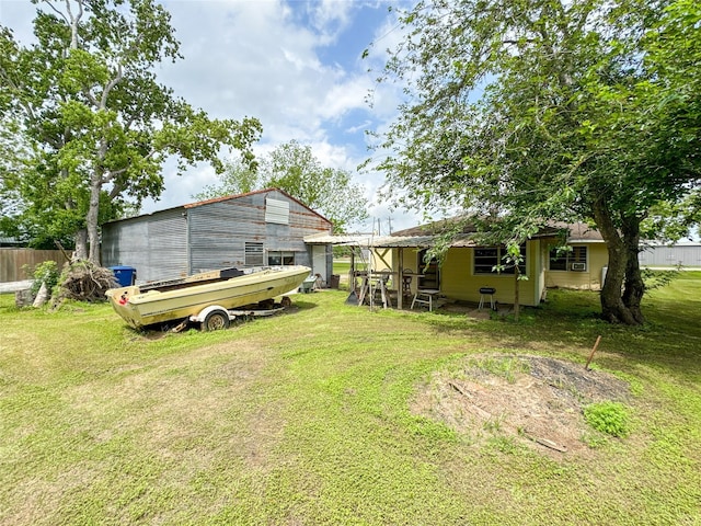 6710 County Road 203, Liverpool, TX 77577 - view of yard with fence