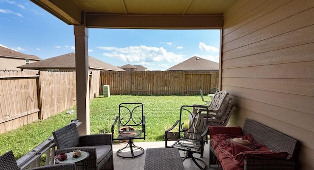 view of patio
