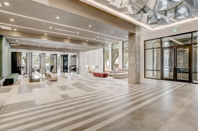 view of community lobby