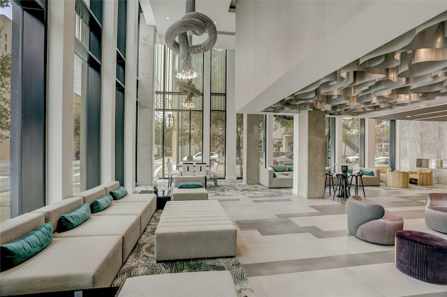 view of community lobby
