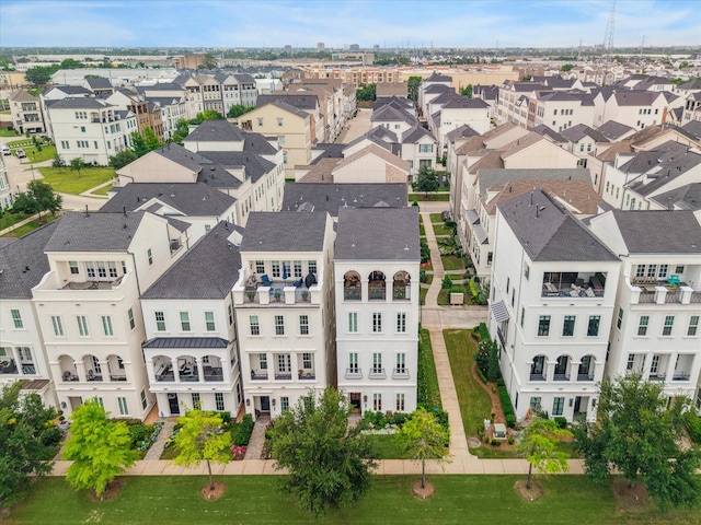 drone / aerial view featuring a residential view
