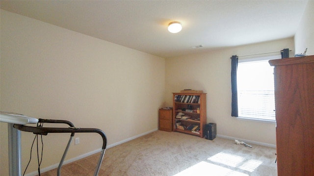 15407 Vincennes Oak St, Cypress, TX 77429 - workout area with carpet floors and baseboards