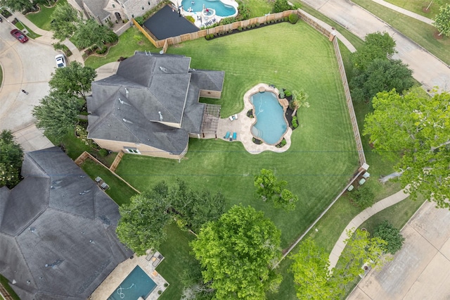 drone / aerial view