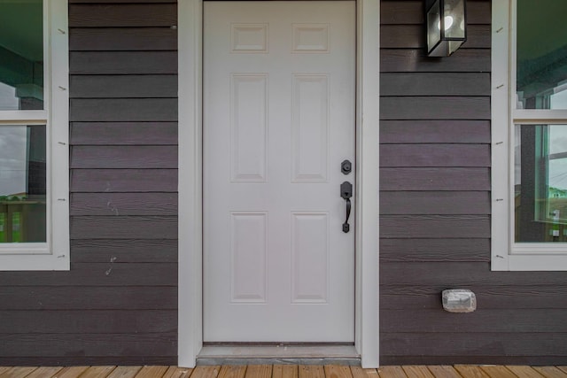 view of property entrance