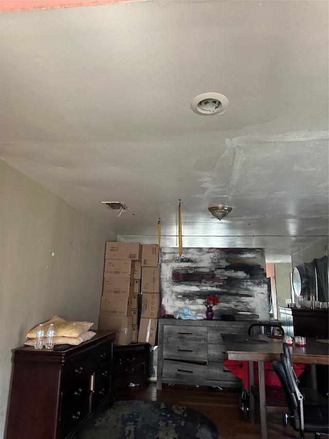 interior space featuring visible vents