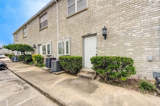 exterior space with central AC unit