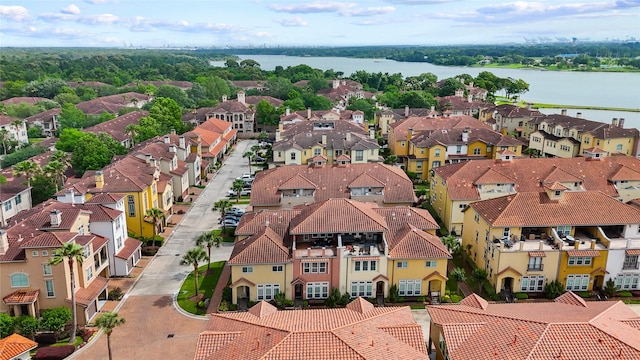 26 W Oaks Dr, Houston, TX 77058 - birds eye view of property with a water view and a residential view