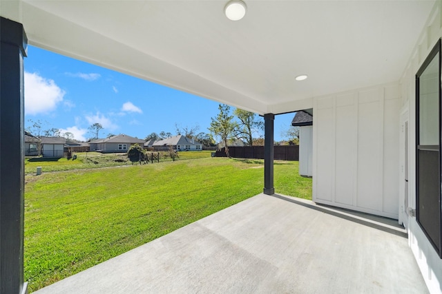 237 Crestview Dr, West Columbia, TX 77486 - view of patio / terrace featuring a residential view