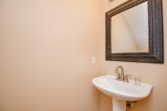 bathroom with a sink