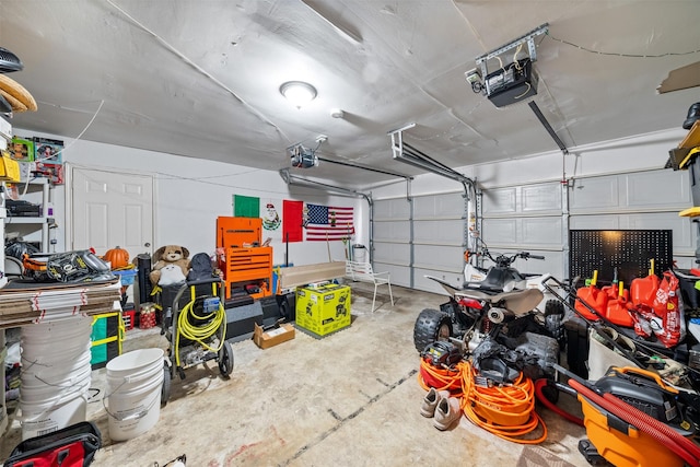 14231 Bateau Dr, Cypress, TX 77429 - garage featuring a garage door opener