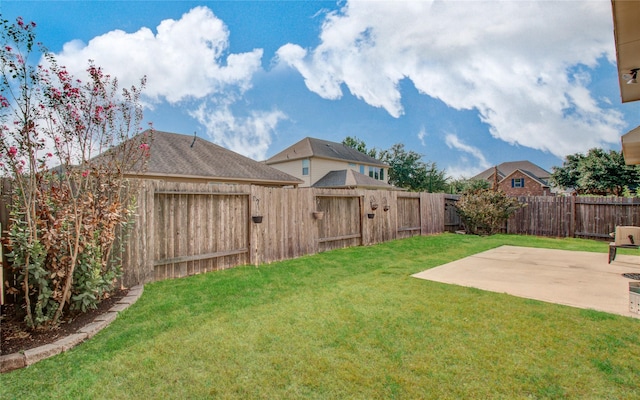 8523 Dolan Heights Ct, Cypress, TX 77433 - view of yard with a fenced backyard and a patio