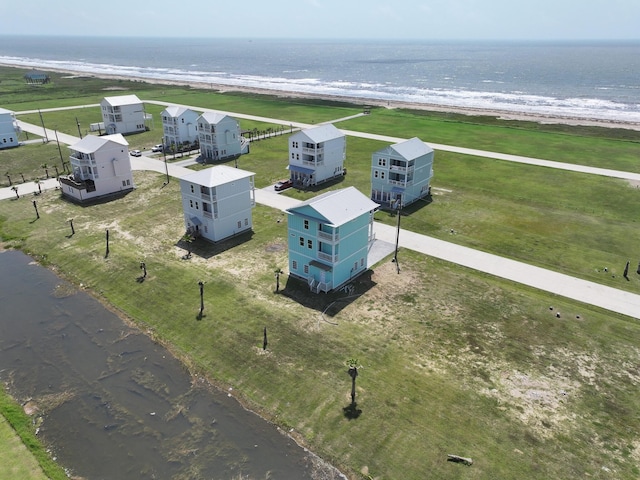 525 Annabelle Dr, Gilchrist, TX 77617 - birds eye view of property featuring a water view and a view of the beach