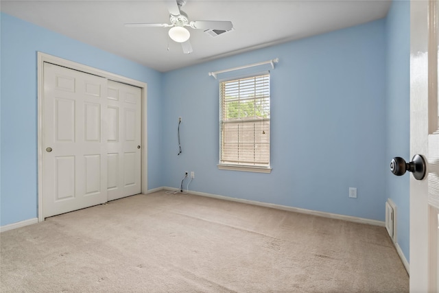 6615 Cypress Village Dr, Sugar Land, TX 77479 - unfurnished bedroom with carpet flooring, a closet, visible vents, and baseboards