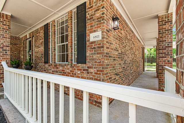 6811 S Trace Dr, Magnolia, TX 77354 - exterior space featuring brick siding