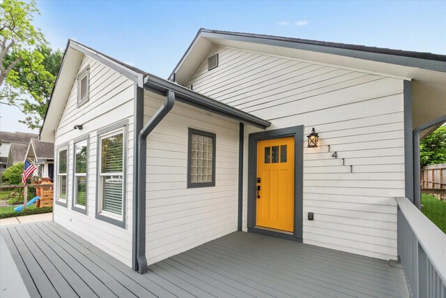 1411 Tulane St, Houston, TX 77008 - view of wooden deck