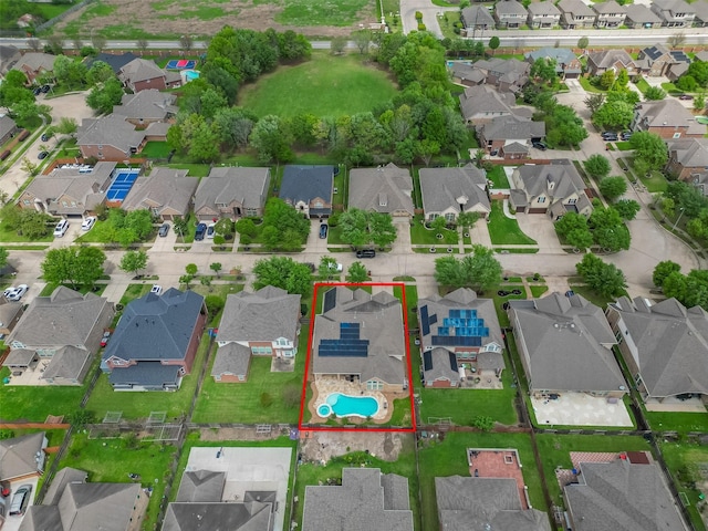 17019 Mahogany Trace Ln, Richmond, TX 77407 - bird's eye view featuring a residential view