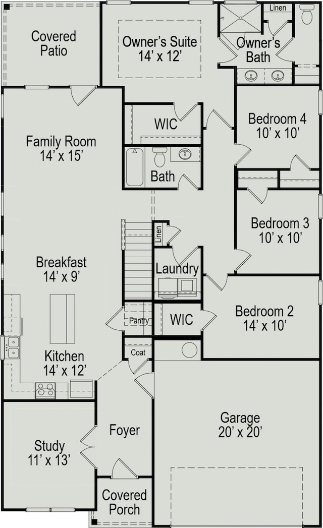 8311 Red Shiner Way, Fulshear, TX 77441 - floor plan
