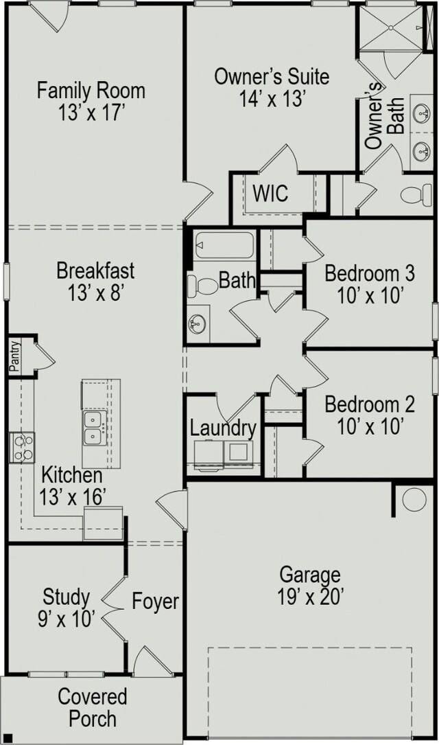805 Apple Blossom Dr, La Marque, TX 77568 - plan