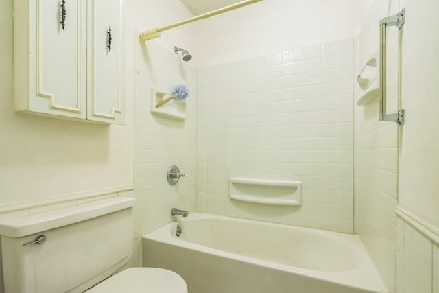 4308 Red Oak Dr, Nacogdoches, TX 75965 - full bathroom with toilet and bathtub / shower combination