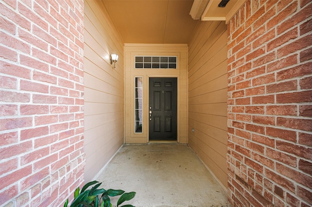 view of entrance to property