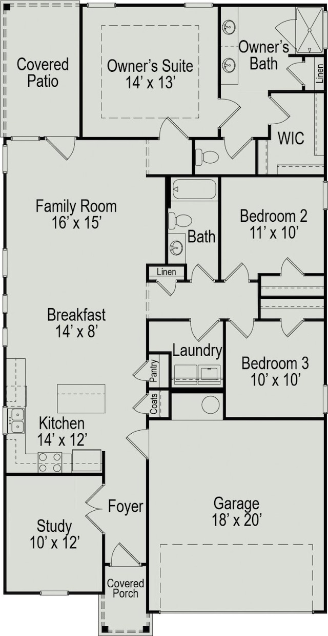 813 Apple Blossom Dr, La Marque, TX 77568 - plan